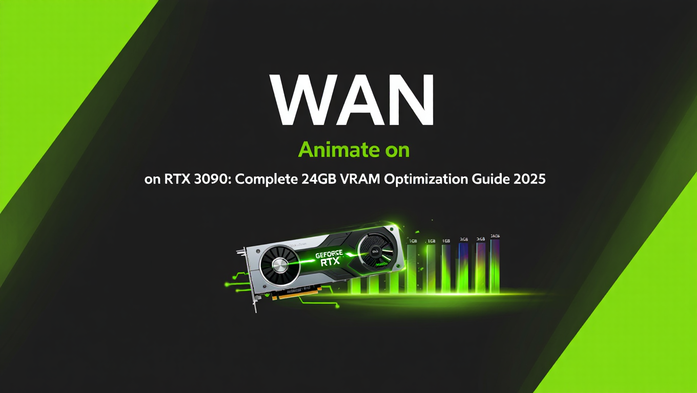WAN Animate on RTX 3090: Complete 24GB VRAM Optimization Guide tutorial banner