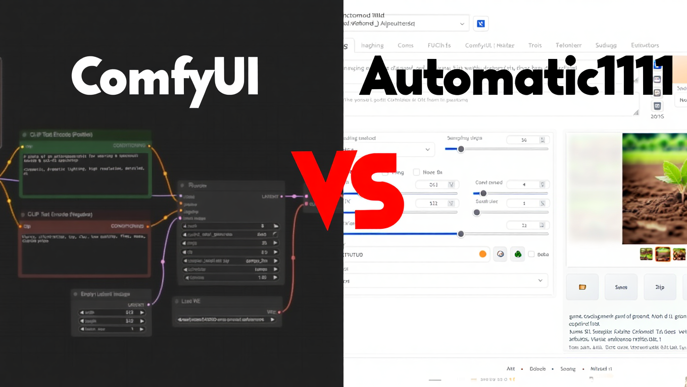 ComfyUI vs Automatic1111 (2025) - The Honest Comparison comparison graphic
