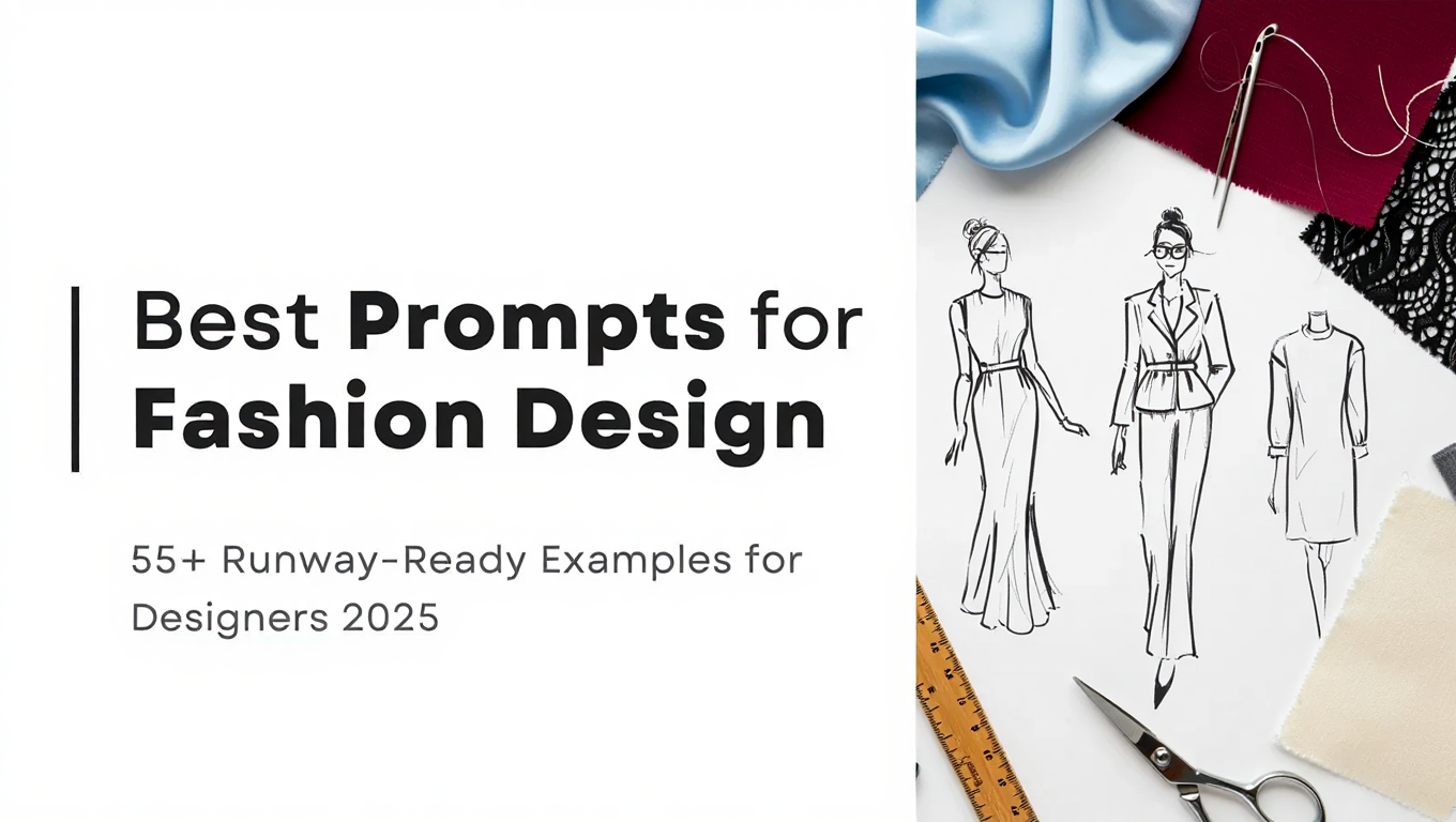 Best Prompts for Fashion Design - 55+ Runway-Ready Examples for Designers featured image