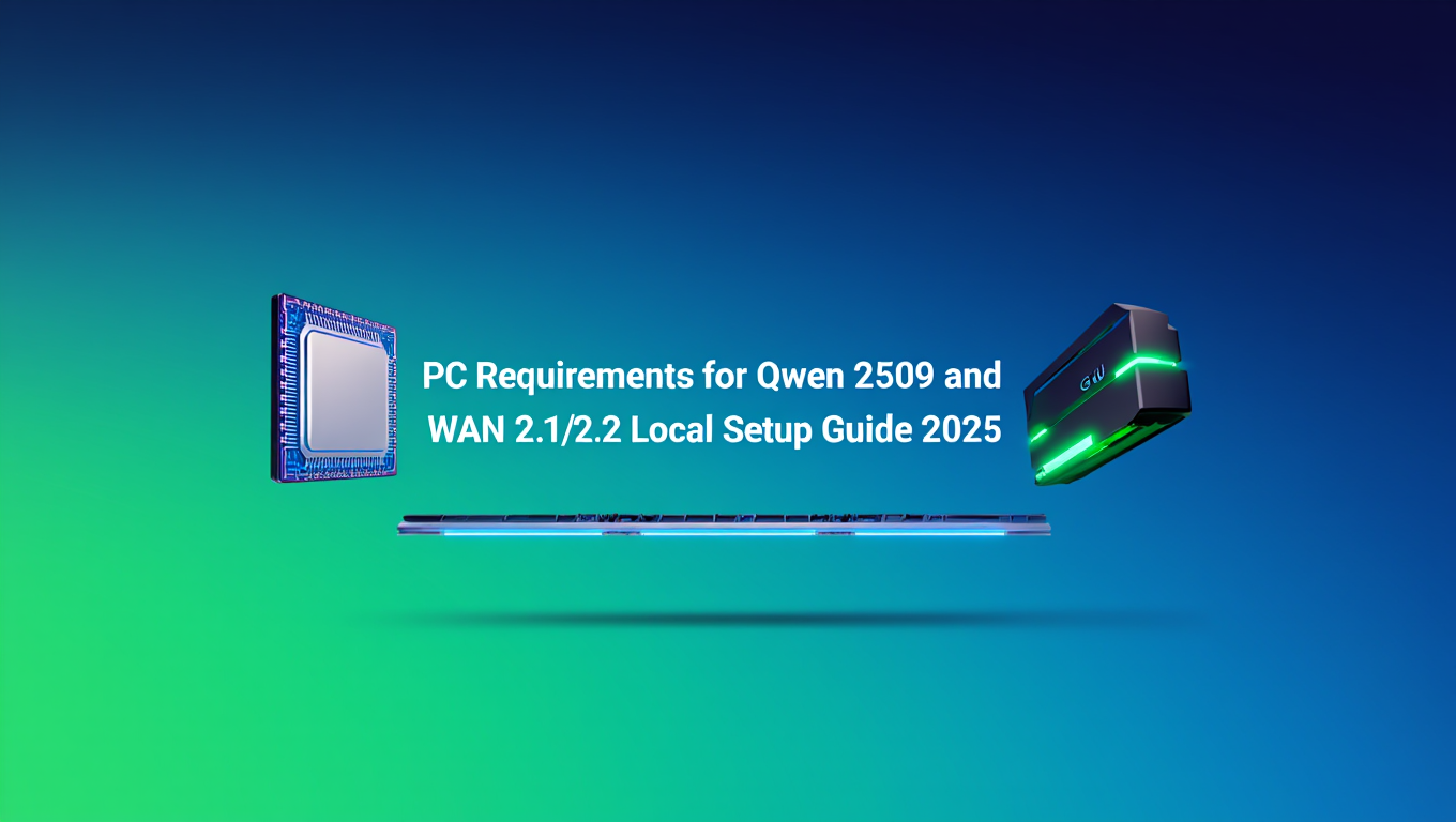 PC Requirements for Qwen 2509 and WAN 2.1/2.2 Local Setup Guide tutorial banner