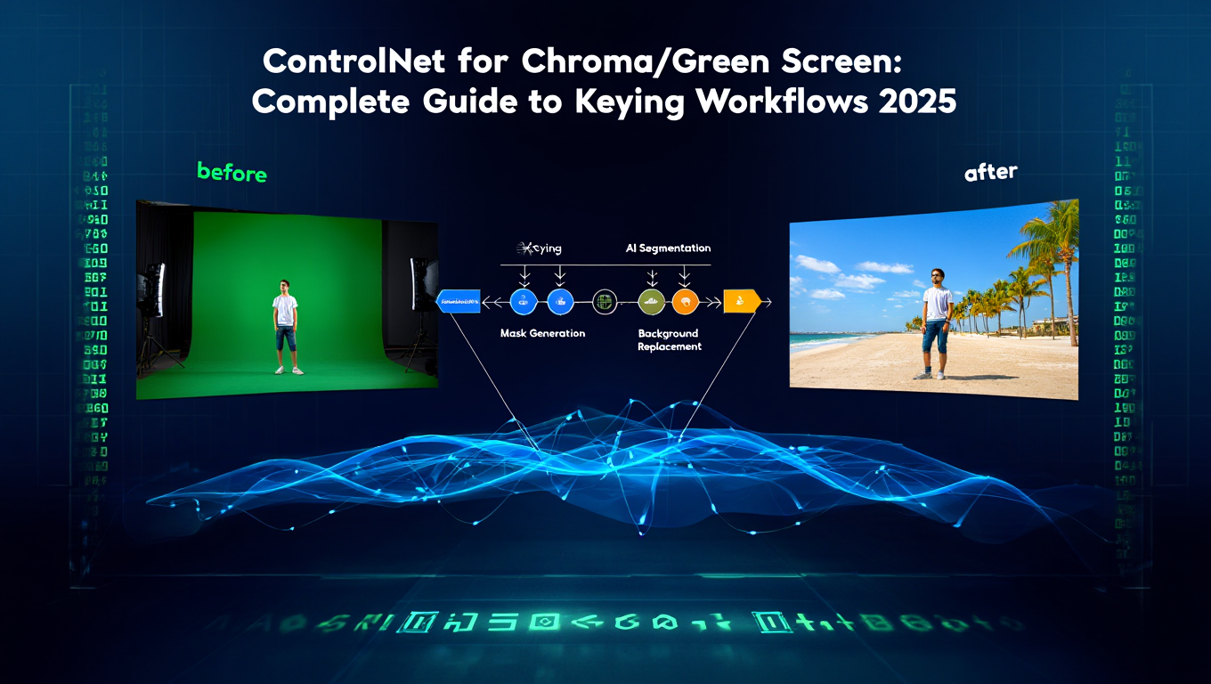 ControlNet for Chroma/Green Screen: Complete Guide to Keying Workflows tutorial banner