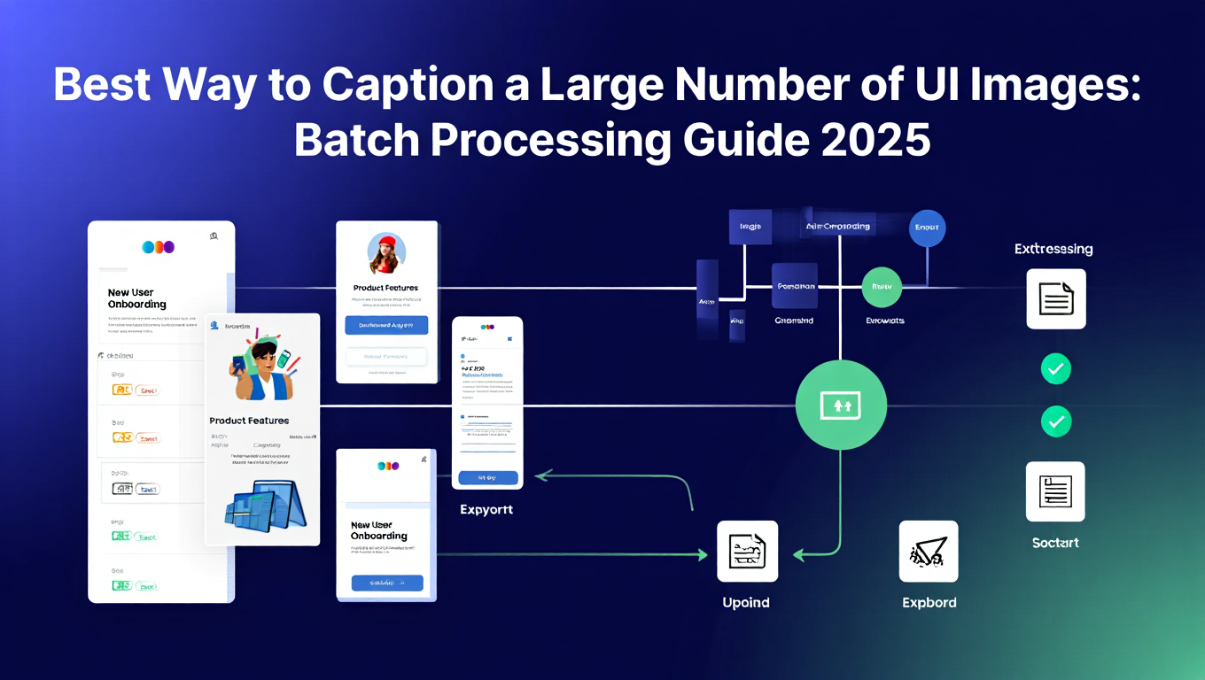 Best Way to Caption a Large Number of UI Images: Batch Processing Guide tutorial banner