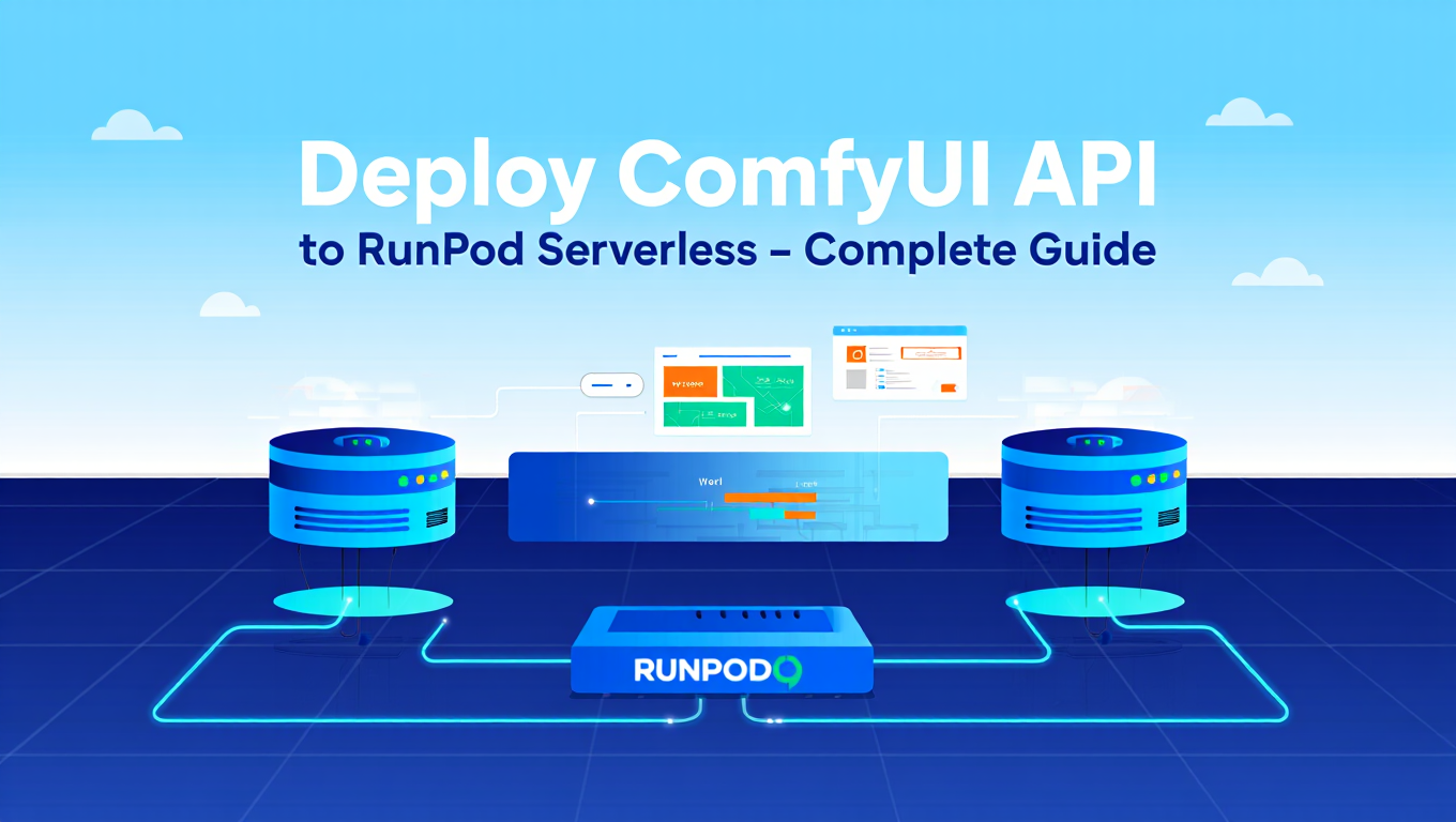 Deploy ComfyUI API to RunPod Serverless - Complete Guide tutorial banner