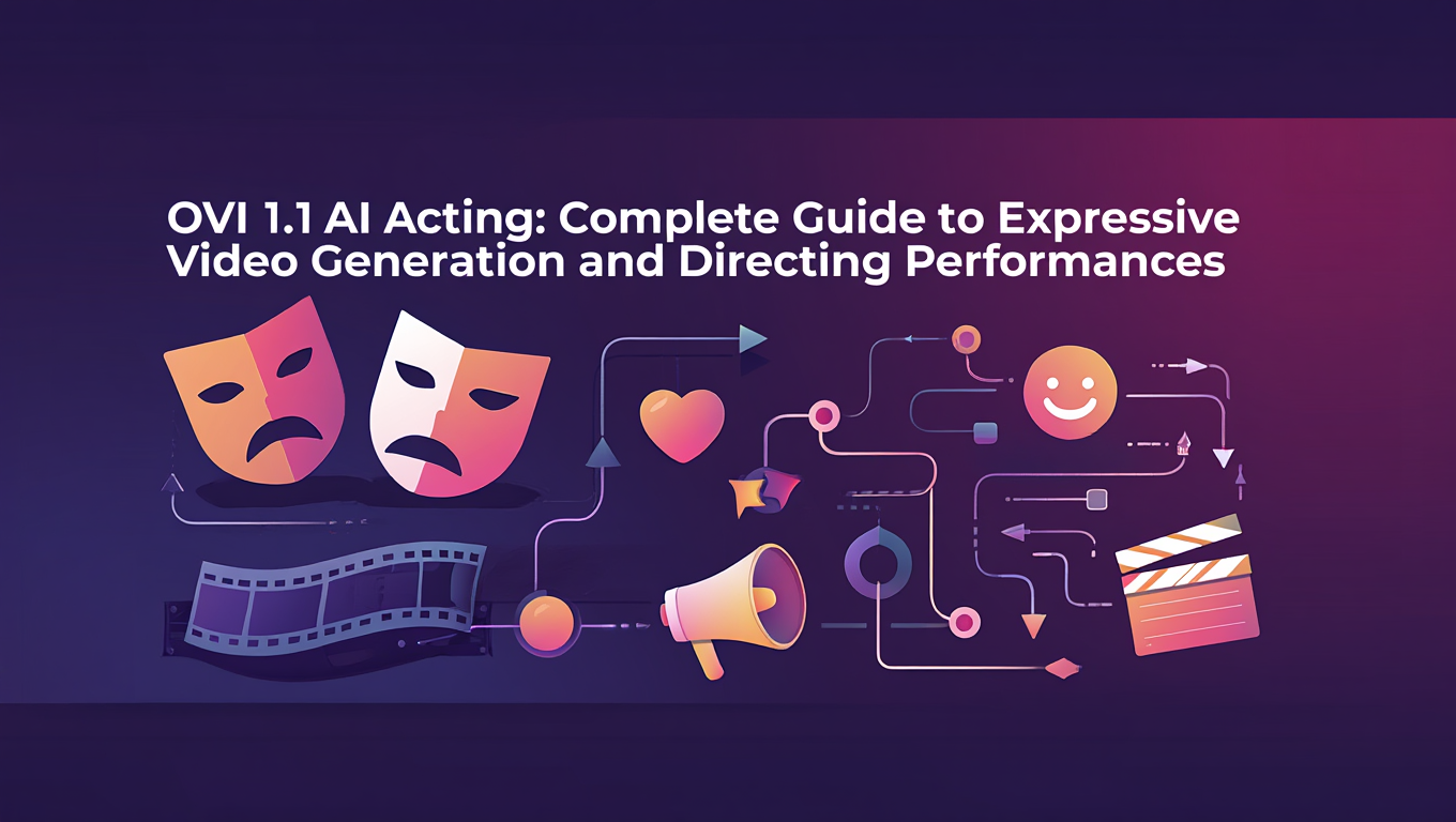 OVI 1.1 AI Acting: Expressive Video Generation Guide tutorial banner