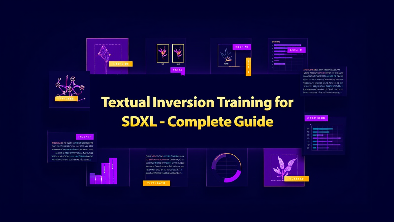 Textual Inversion Training for SDXL - Complete Guide tutorial banner