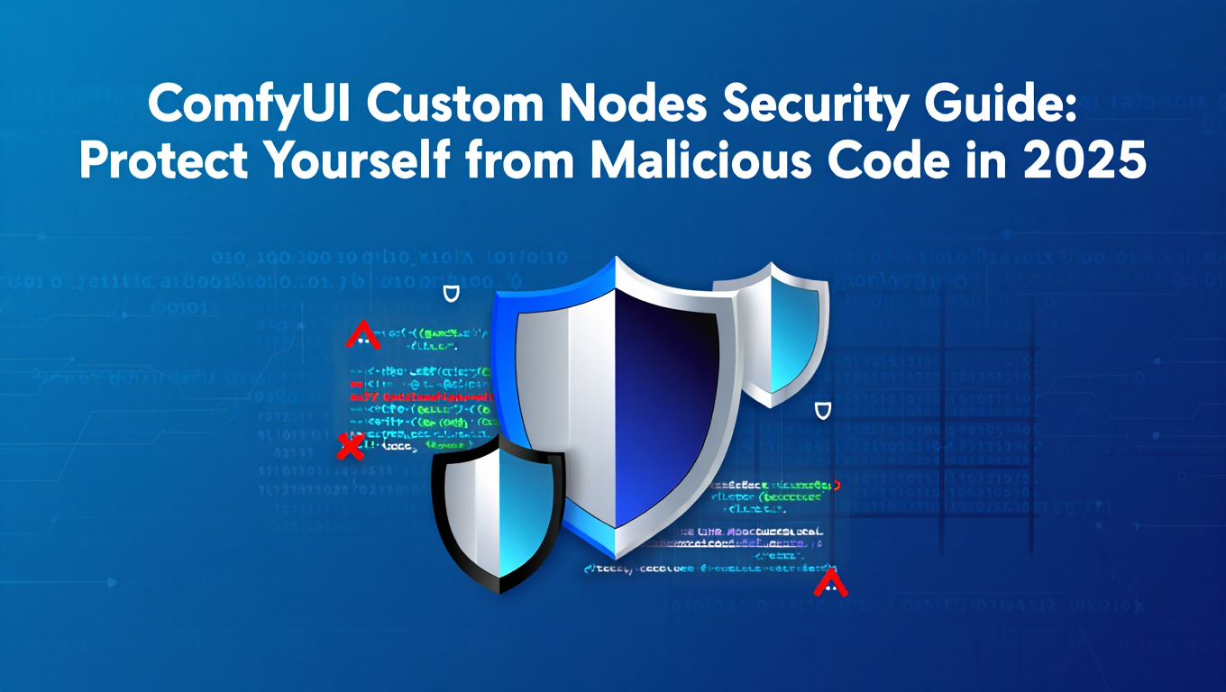 ComfyUI Custom Nodes Security Guide: Protect Yourself from Malicious Code in tutorial banner