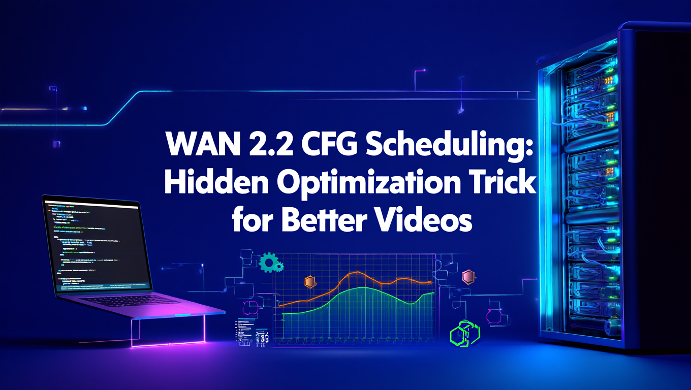 WAN 2.2 CFG Scheduling: Hidden Optimization Trick for Better Videos featured image
