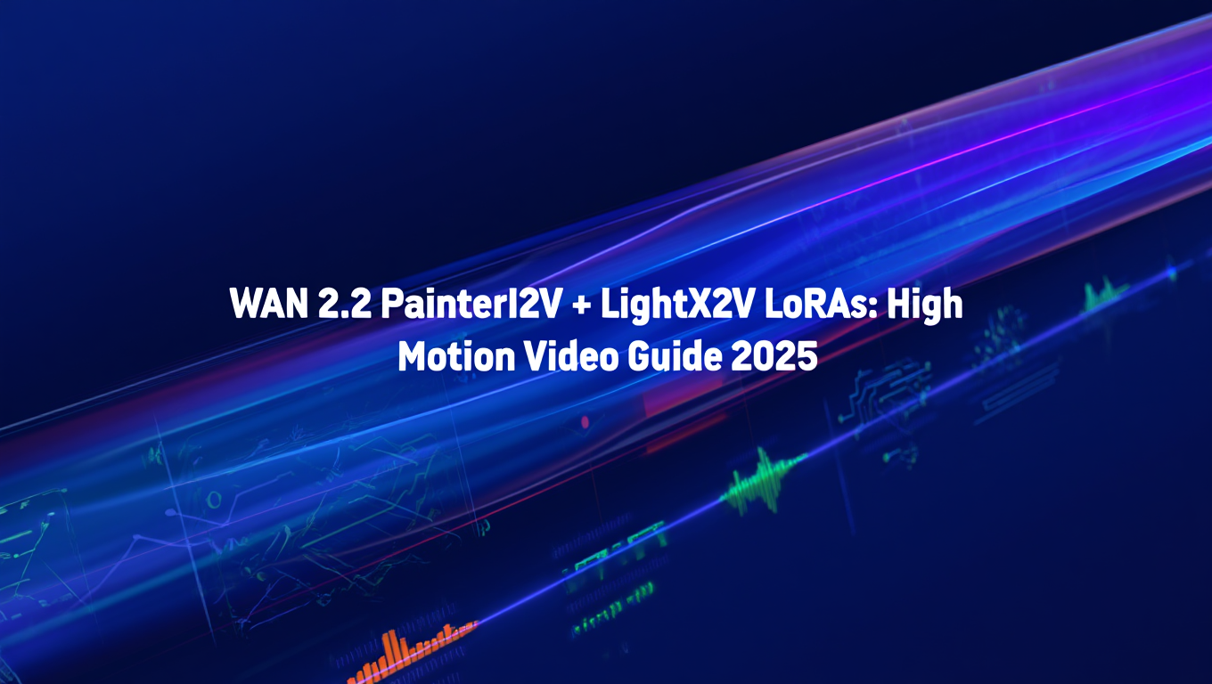 WAN 2.2 PainterI2V + LightX2V LoRAs: High Motion Video Guide tutorial banner