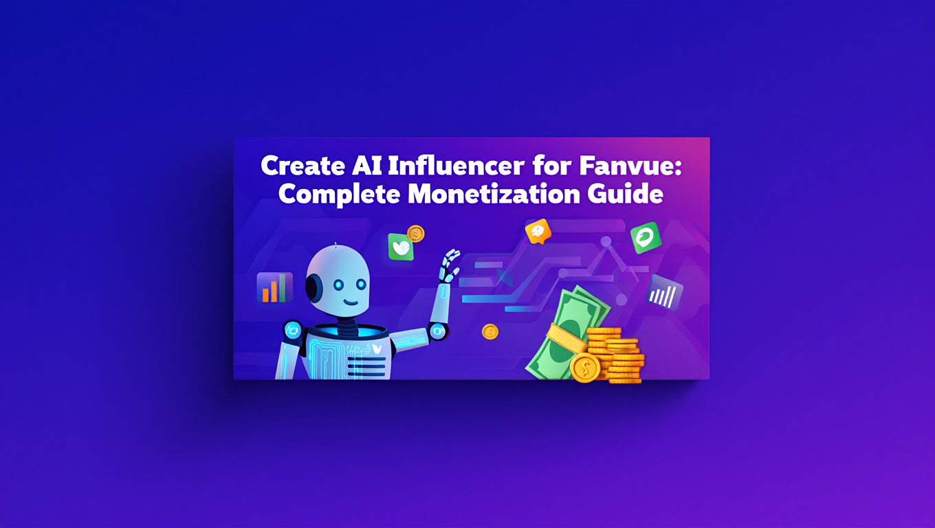 Create AI Influencer for creator platform: Complete Monetization Guide tutorial banner