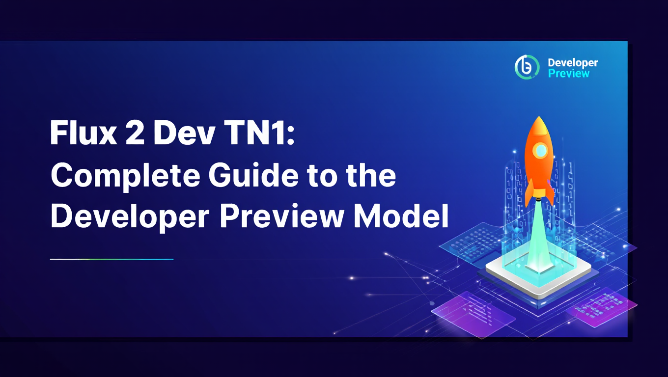 Flux 2 Dev TN1: Complete Guide to the Developer Preview Model tutorial banner