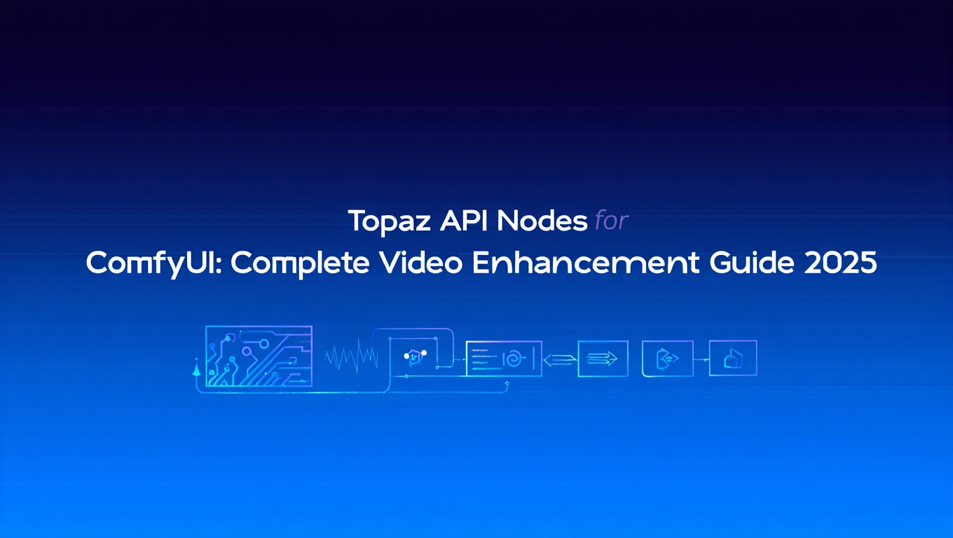 Topaz API Nodes for ComfyUI: Complete Video Enhancement Guide tutorial banner
