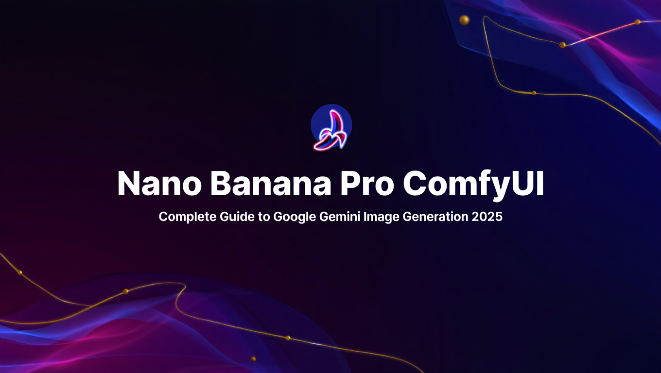 Nano Banana Pro ComfyUI - Complete Guide to Google Gemini Image Generation tutorial banner