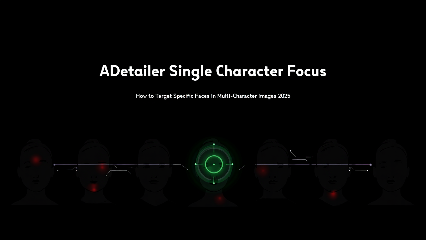 ADetailer Single Character Focus - How to Target Specific Faces in Multi-Character Images featured image