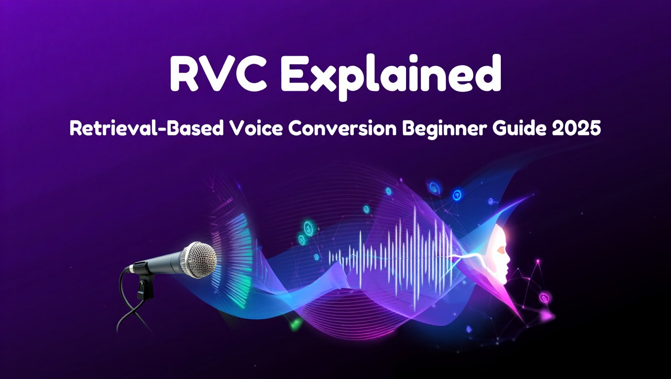 RVC Explained - Retrieval-Based Voice Conversion Beginner Guide tutorial banner