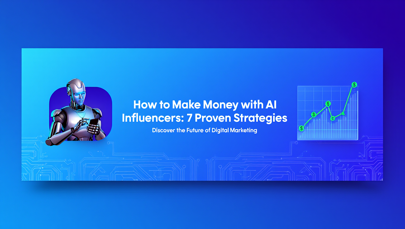 AI influencer monetization strategies showing multiple revenue streams