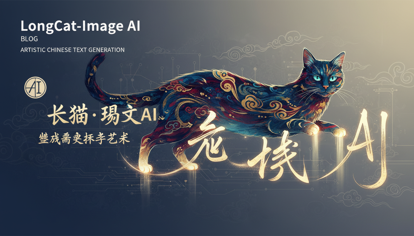 LongCat-Image generating accurate Chinese text in AI images