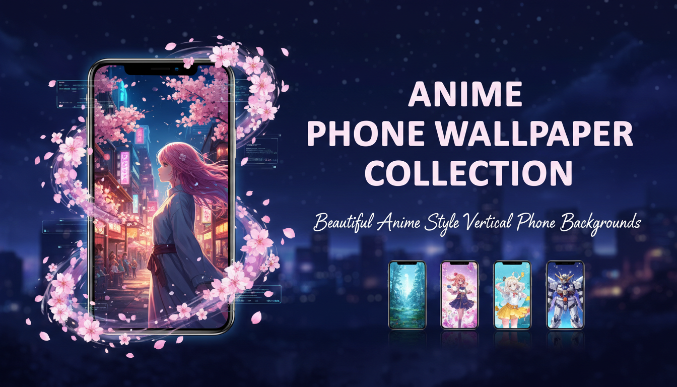 Beautiful anime phone backgrounds created with Qwen Image and LoRAs