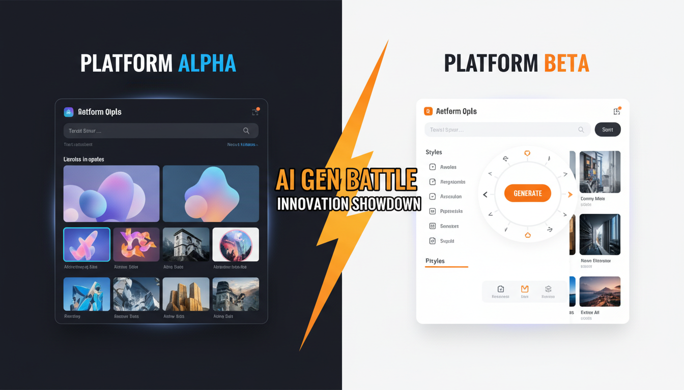 Apatero vs SeaArt comparison showing two AI platforms side by side