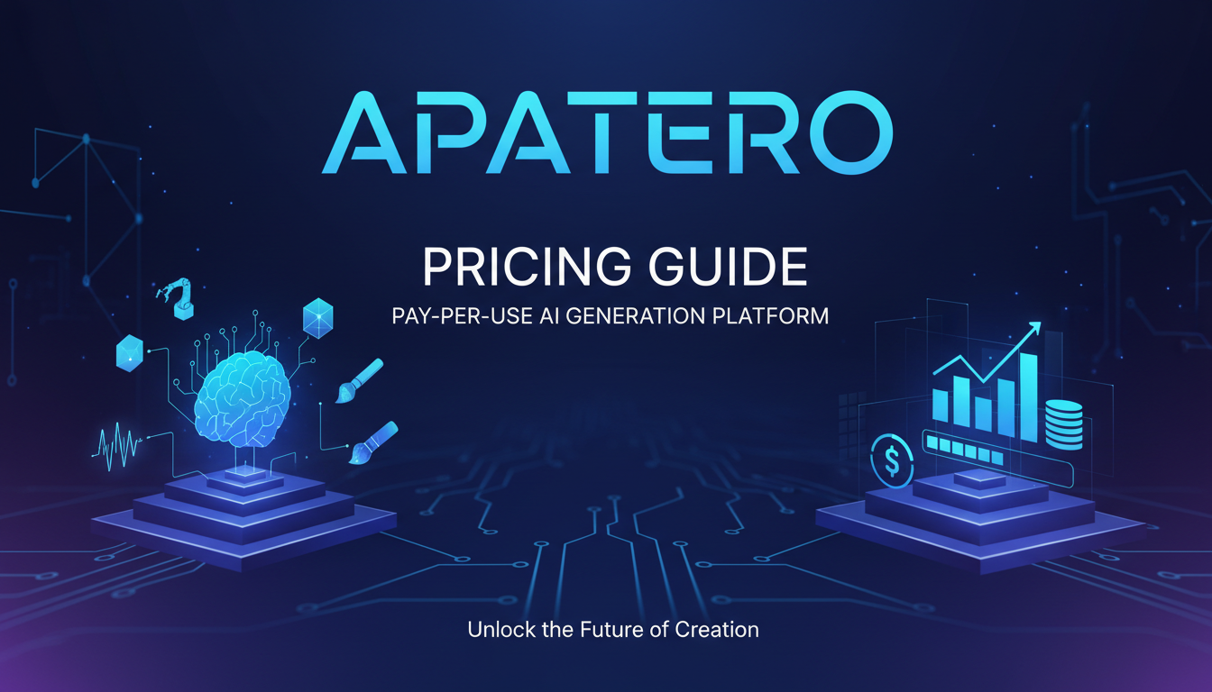 Apatero pricing and pay-per-use model explained