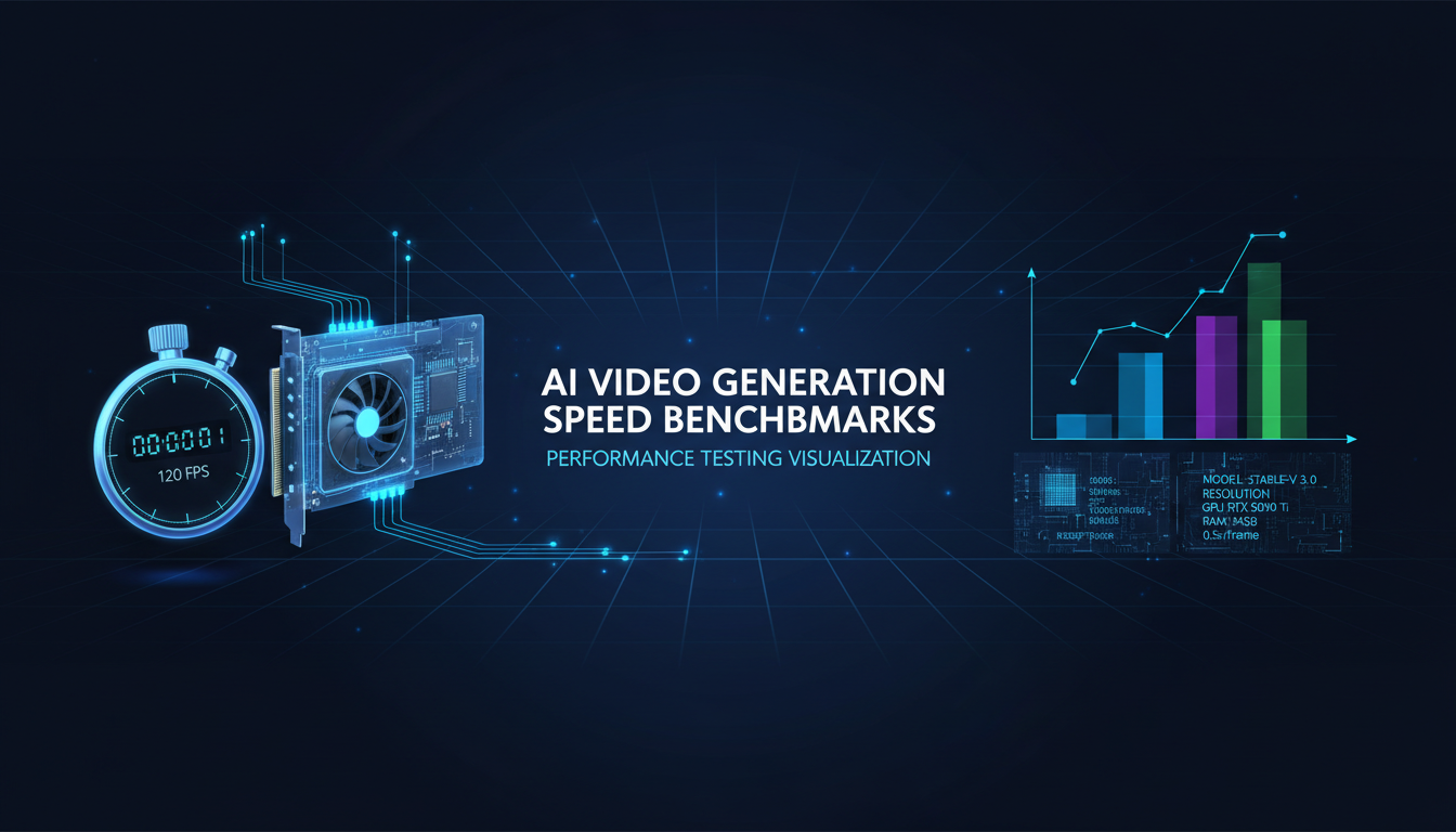AI video generation speed benchmark comparison 2025
