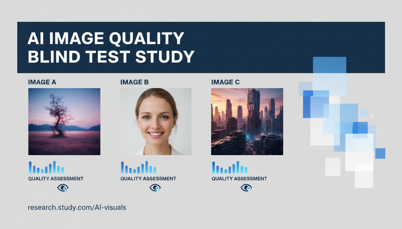 AI image quality blind test comparison study 2025