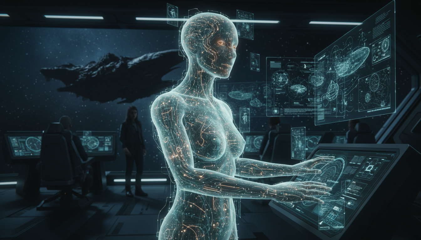 AI character backstory and personality development concept