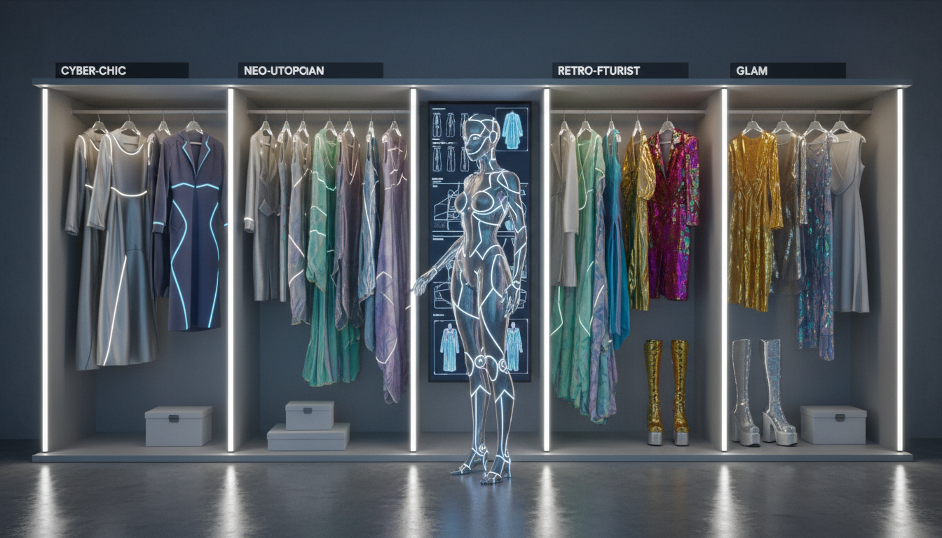 AI influencer wardrobe planning with consistent fashion style