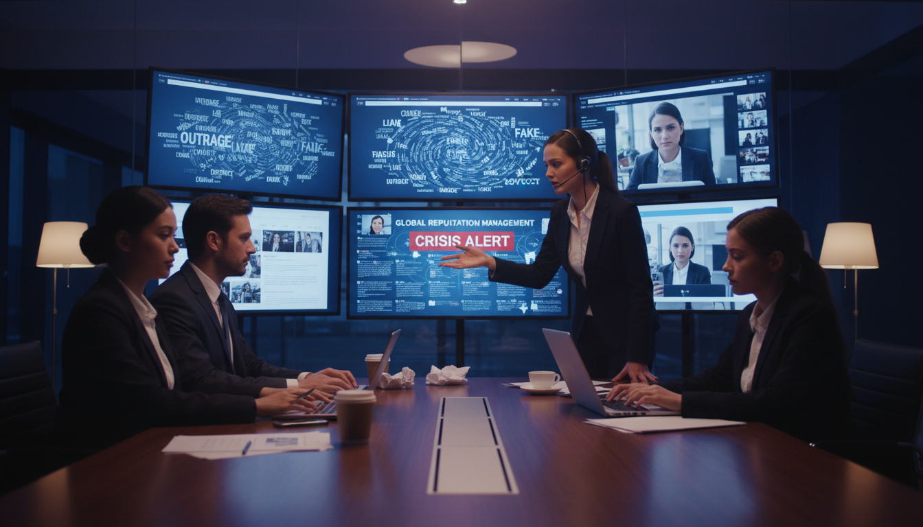 Managing social media crisis and reputation