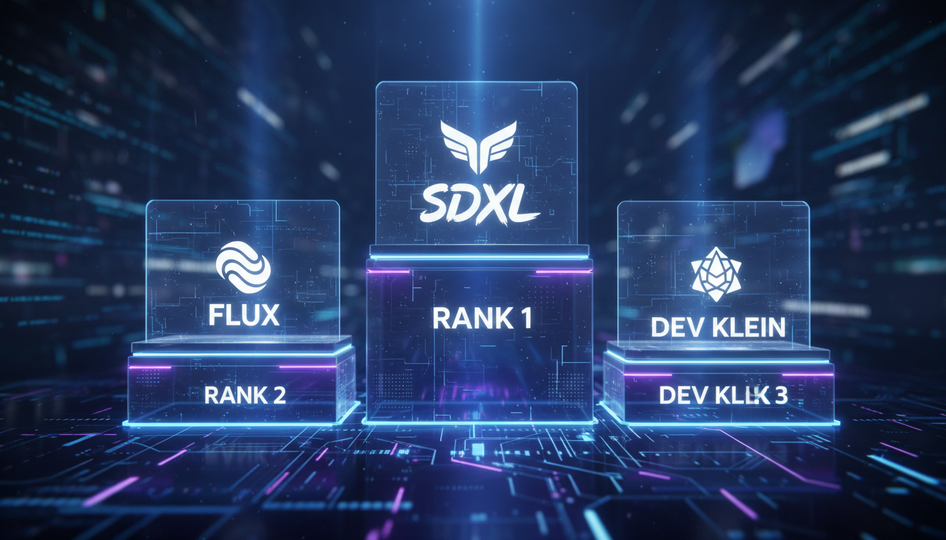 Flux 2 Klein vs SDXL vs Flux Dev comparison visualization