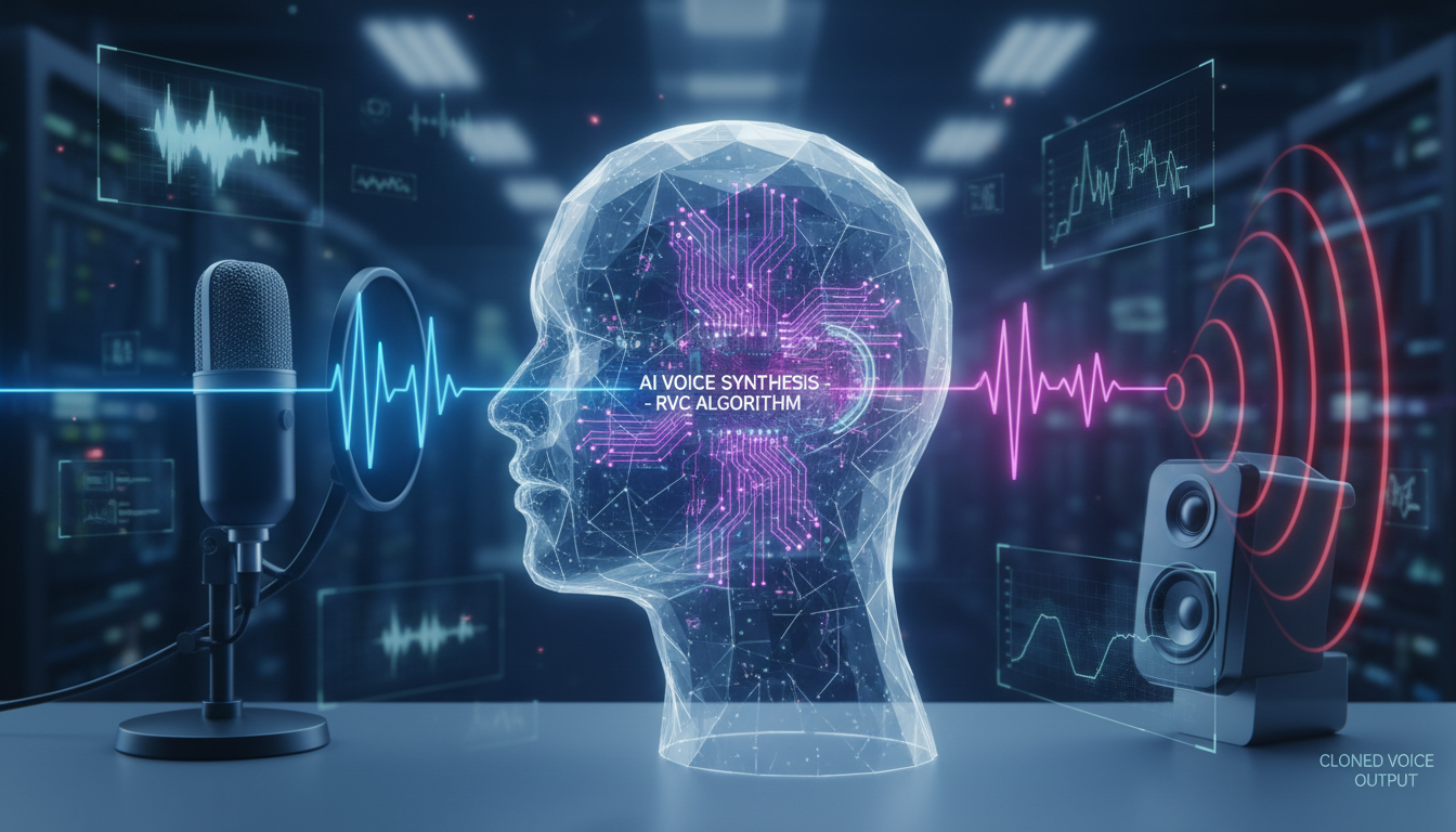 RVC voice cloning technology for AI girlfriend characters