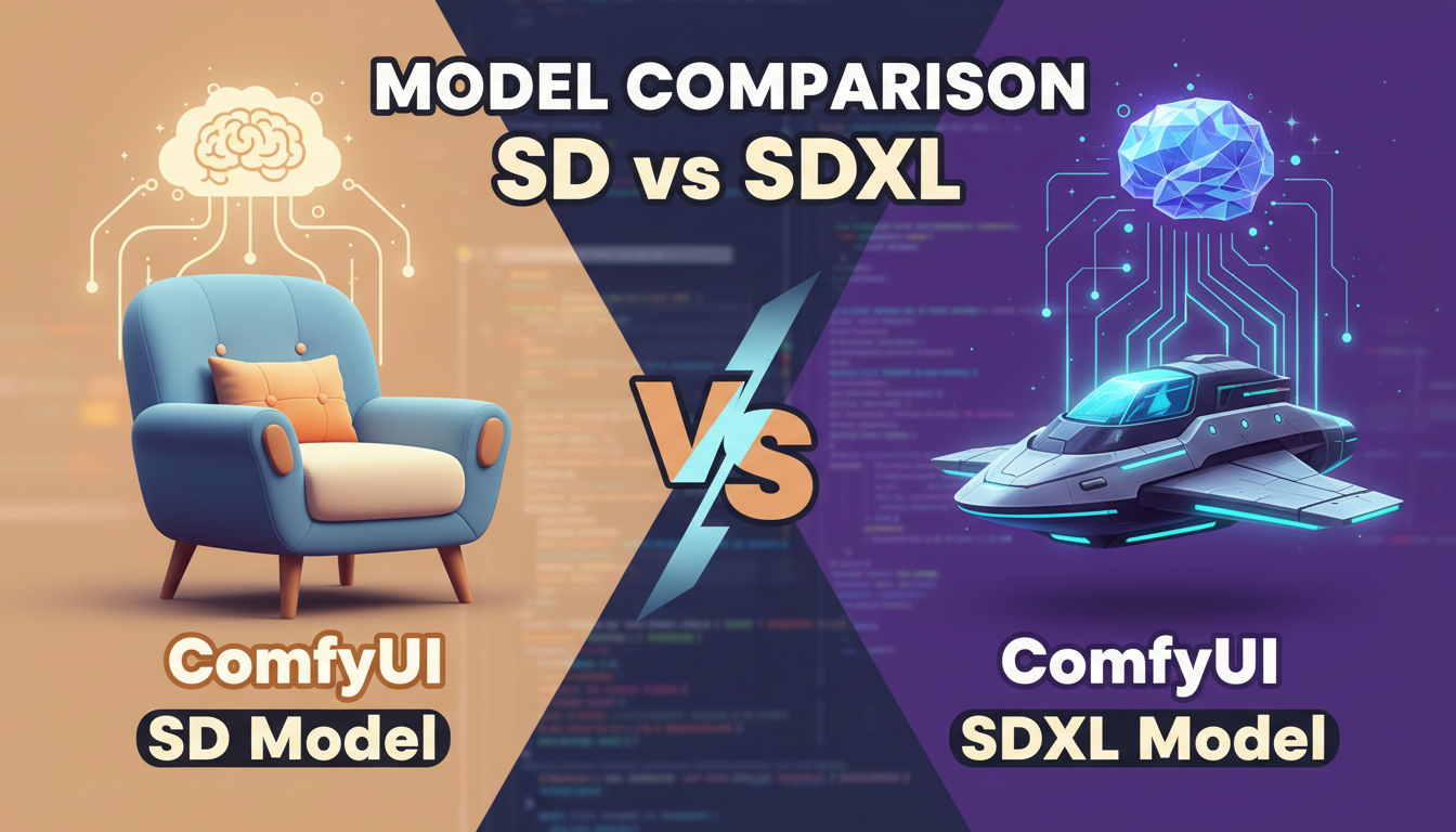 ComfyUI SD 1.5 vs SDXL comparison guide