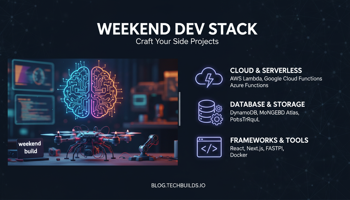 Side project tech stack for weekend builds