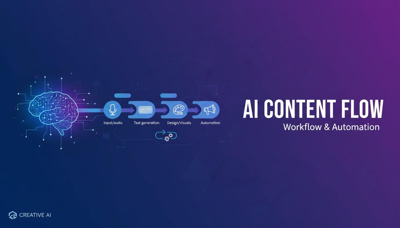 AI content creation workflow automation