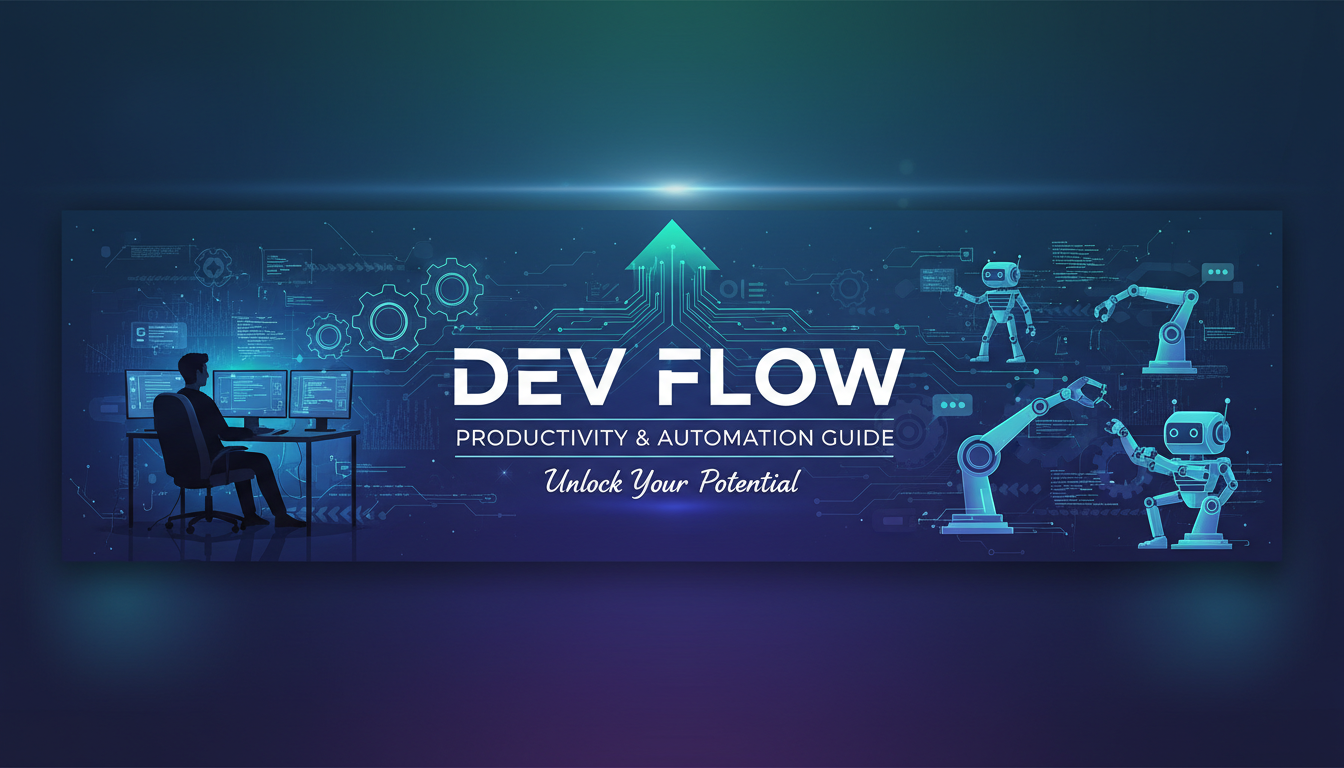 Developer productivity automation workflow diagram