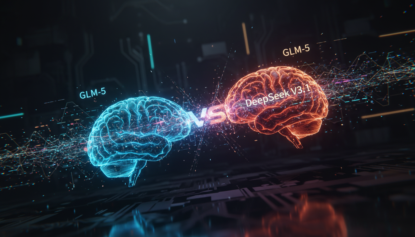 GLM-5 vs DeepSeek V3.1 open source LLM comparison for creators and developers