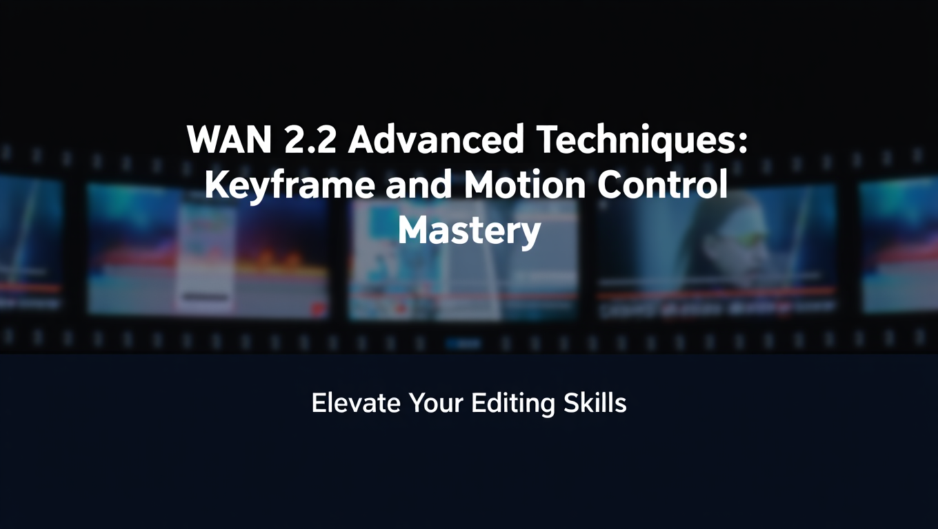 WAN 2.2 Advanced Techniques: Keyframe and Motion Control Mastery - Complete ComfyUI guide and tutorial