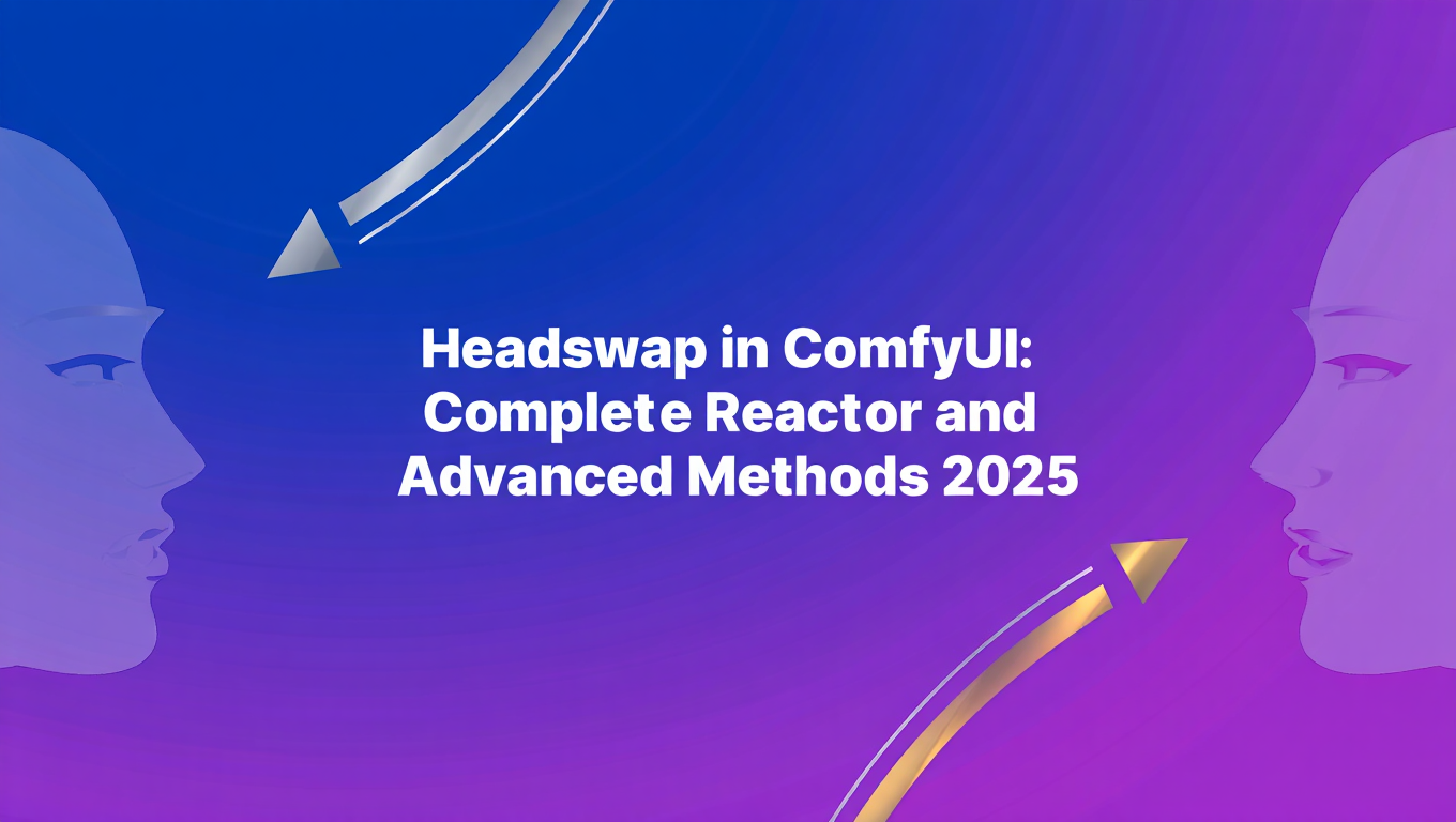 Headswap dans ComfyUI : Guide Complet Reactor et Méthodes Avancées 2025 - Complete ComfyUI guide and tutorial