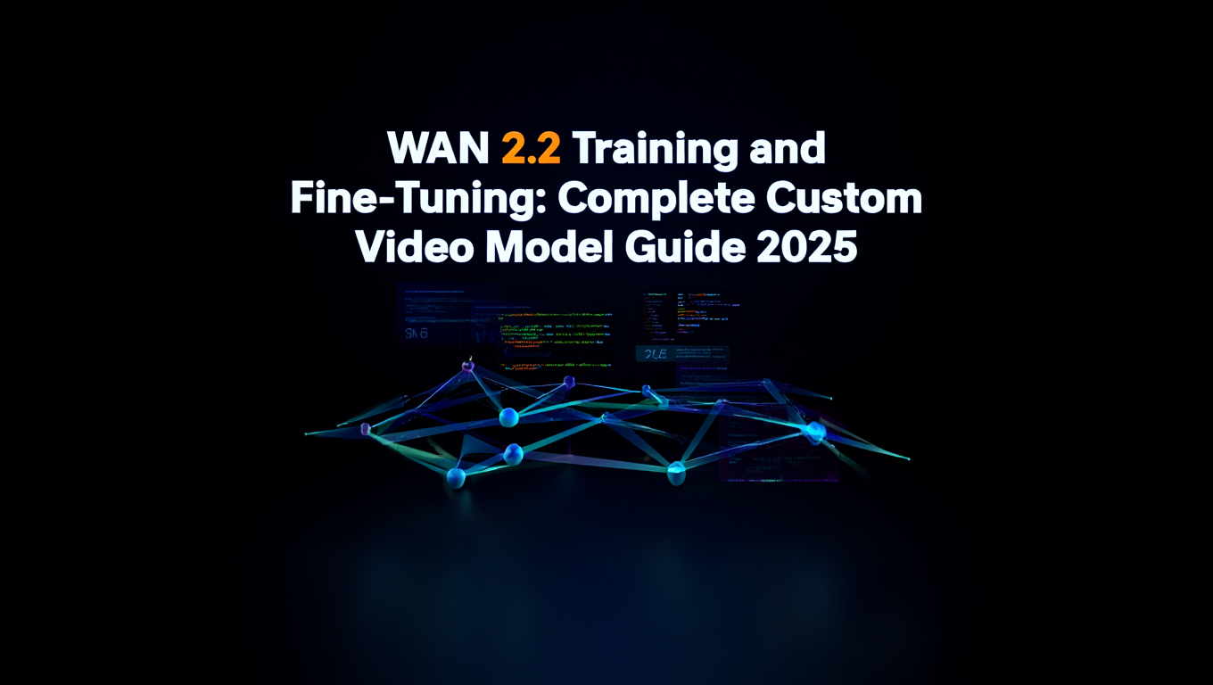 WAN 2.2 Training and Fine-Tuning: Complete Custom Video Model Guide 2025 - Complete ComfyUI guide and tutorial