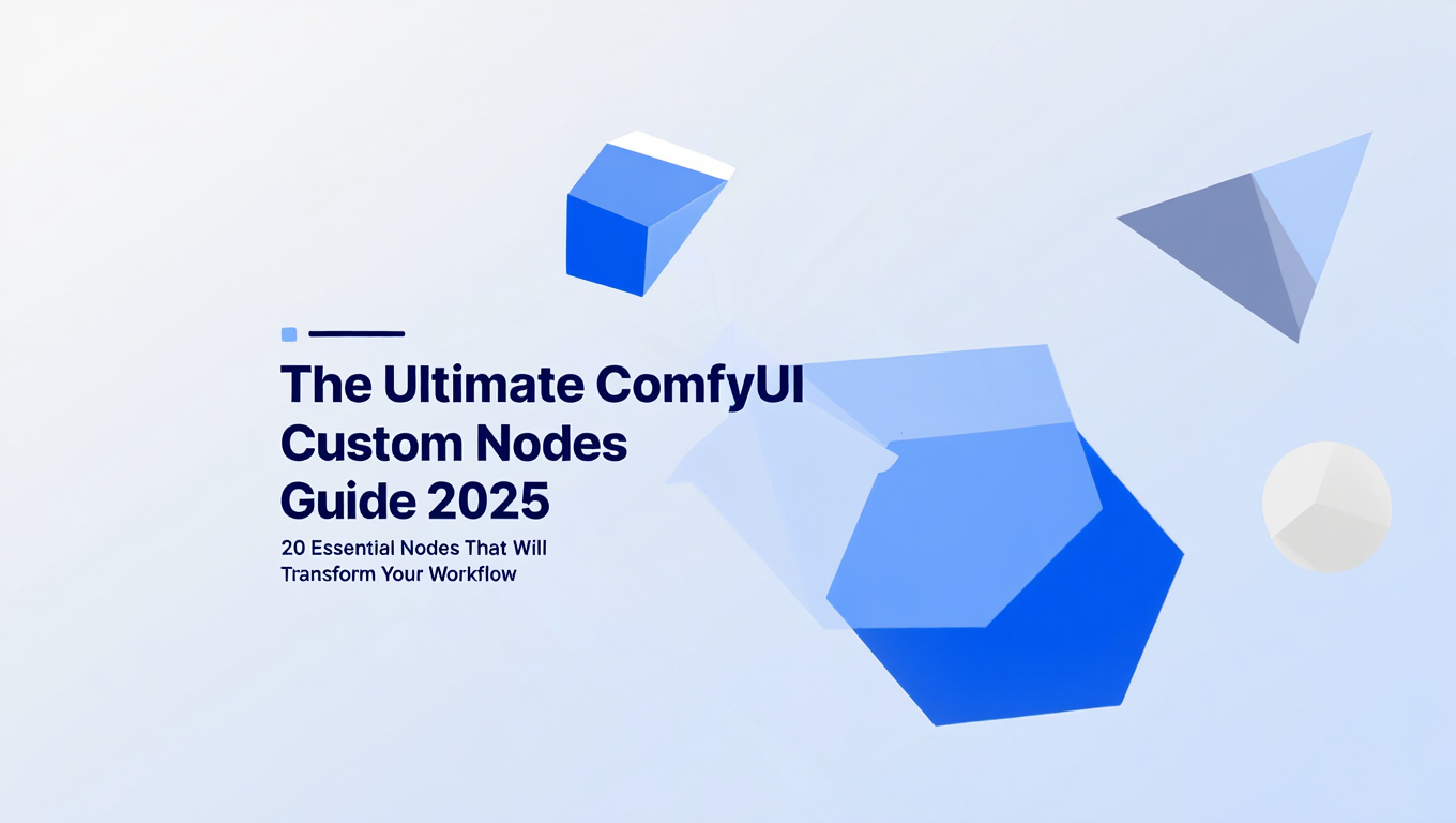 The Ultimate ComfyUI Custom Nodes Guide 2025 - 20 Essential Nodes That Will Transform Your Workflow - Complete ComfyUI guide and tutorial