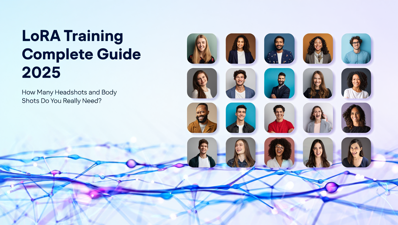 Guia Completo de Treinamento LoRA 2025 - Quantos Headshots e Fotos de Corpo Inteiro Você Realmente Precisa? - Tutorial tagged with ai-training