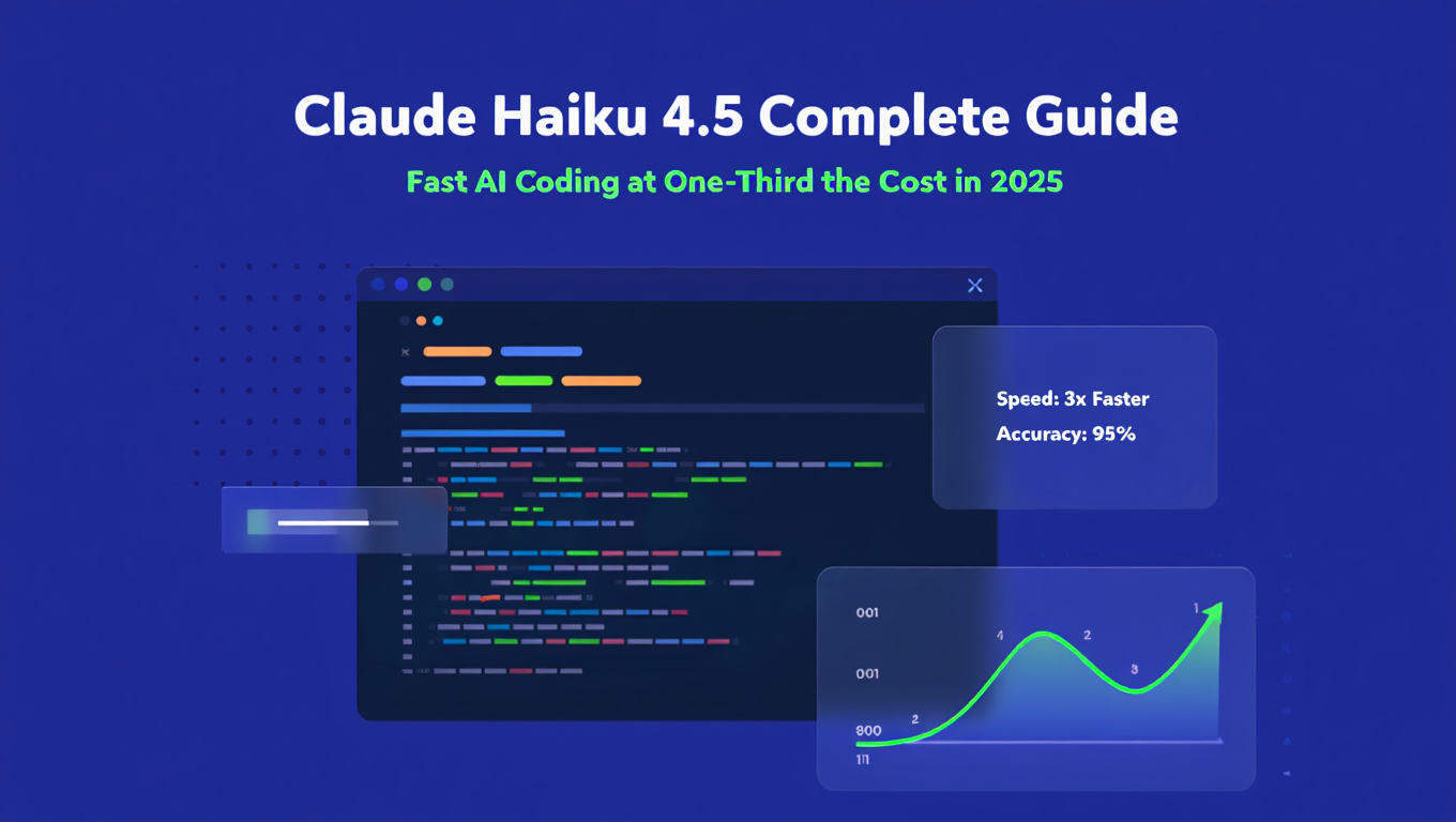 Claude Haiku 4.5 Complete Guide - Fast AI Coding at One-Third the Cost in 2025 - Tutorial tagged with api-development