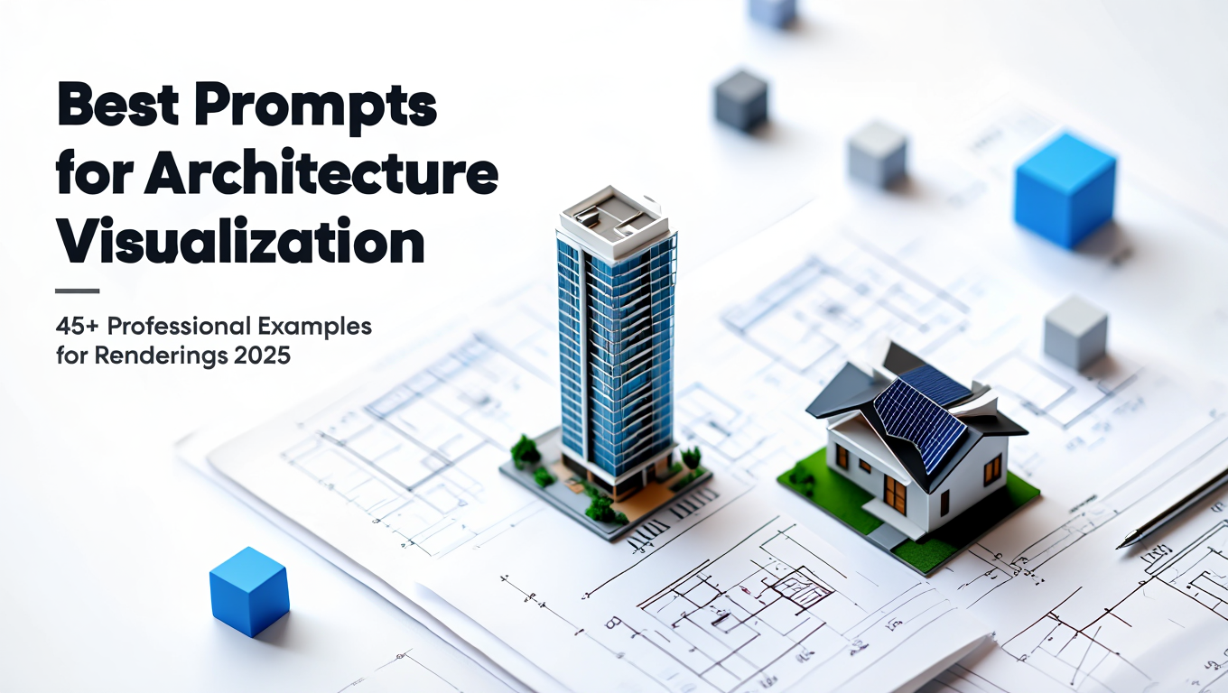 Best Prompts for Architecture Visualization - 45+ Professional Examples for Renderings 2025