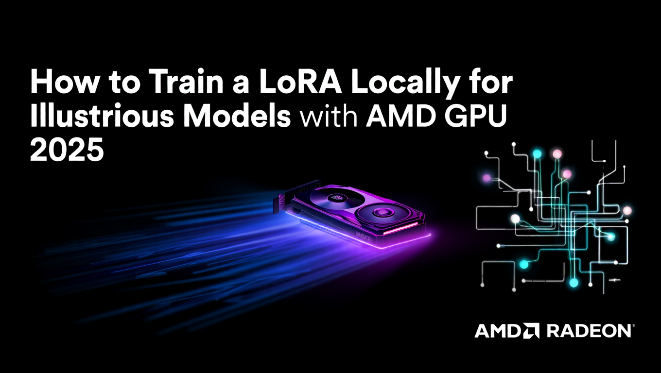 How to Train a LoRA Locally for Illustrious Models with AMD GPU 2025 - Complete AI Image Generation guide and tutorial