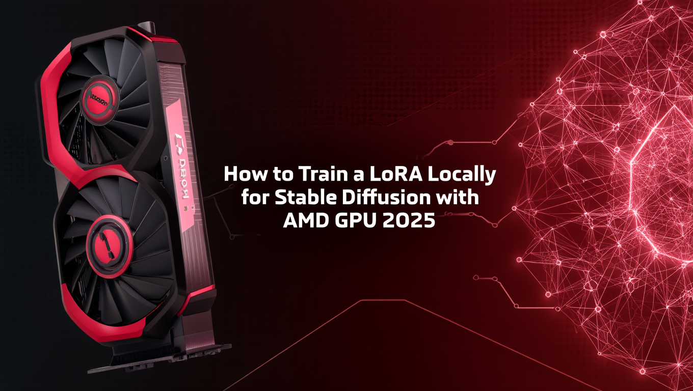 How to Train a LoRA Locally for Stable Diffusion with AMD GPU 2025 - Tutorial tagged with rocm