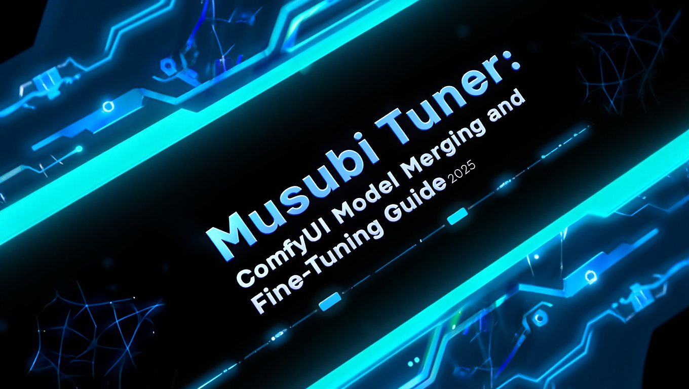 Musubi Tuner: ComfyUI Model Merging and Fine-Tuning Guide 2025 - Complete ComfyUI guide and tutorial