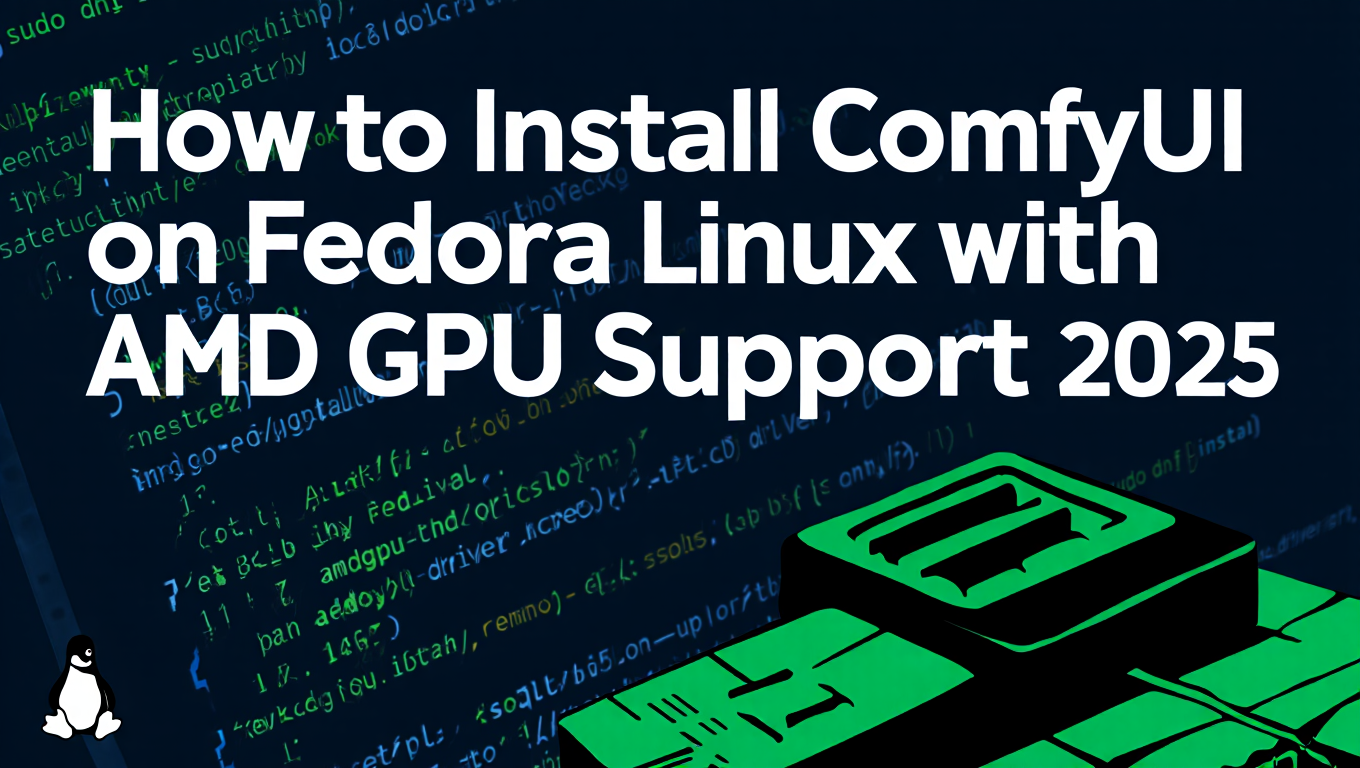 How to Install ComfyUI on Fedora Linux with AMD GPU Support 2025