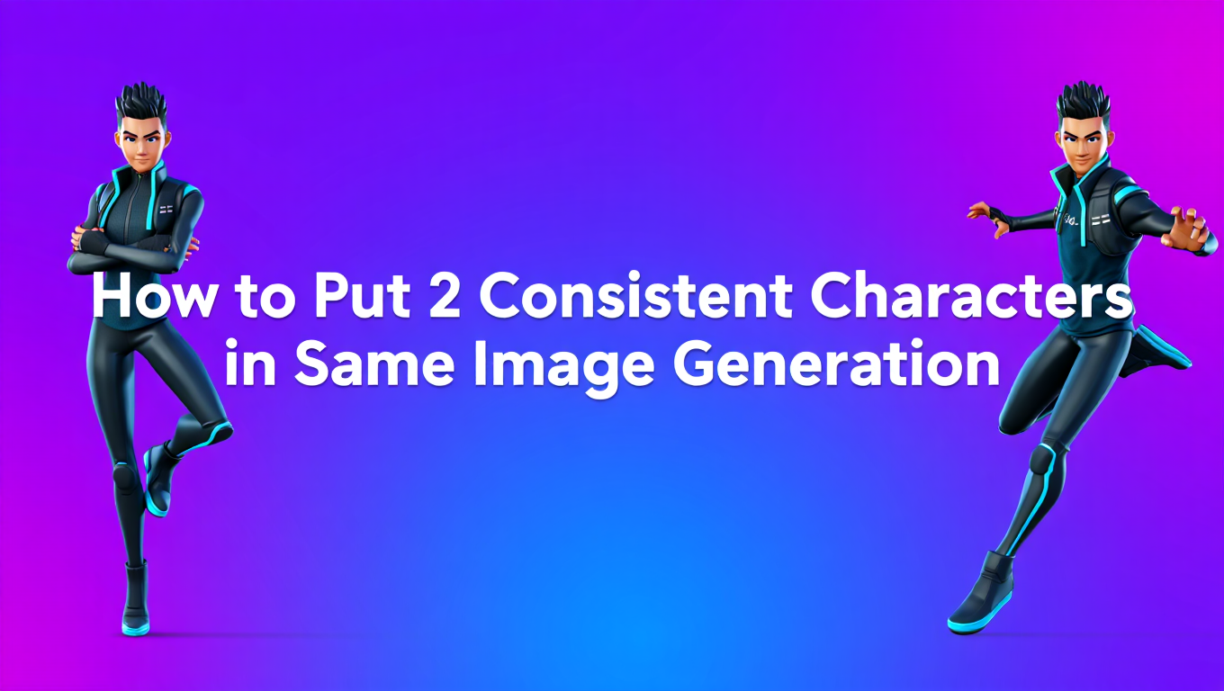How to Put 2 Consistent Characters in Same Image Generation - Complete AI Image Generation guide and tutorial
