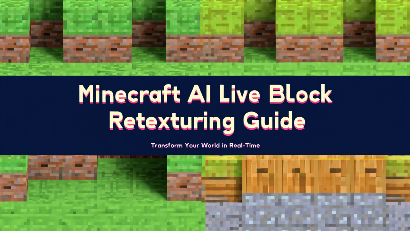 Minecraft AI Live Block Retexturing Guide: Transform Your World in Real-Time - Complete AI Image Generation guide and tutorial