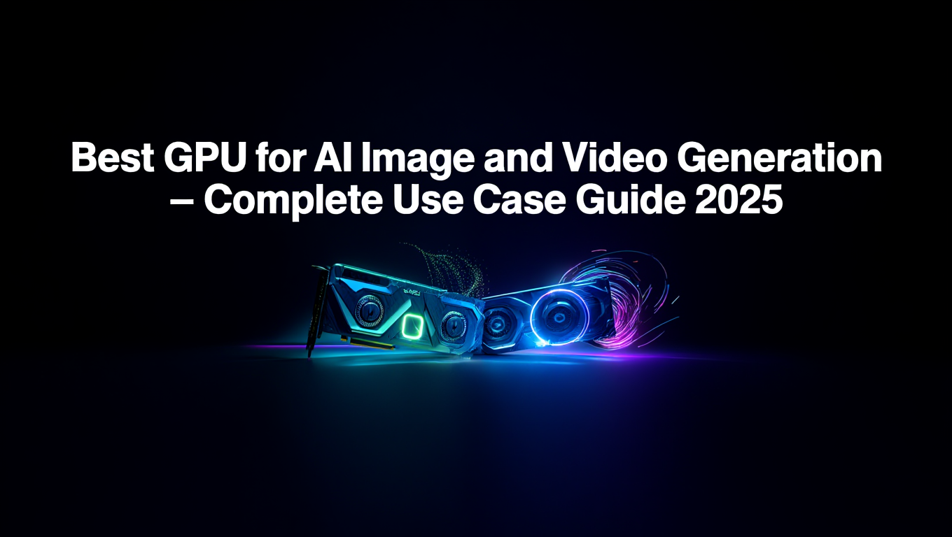 Best GPU for AI Image and Video Generation - Complete Use Case Guide 2025