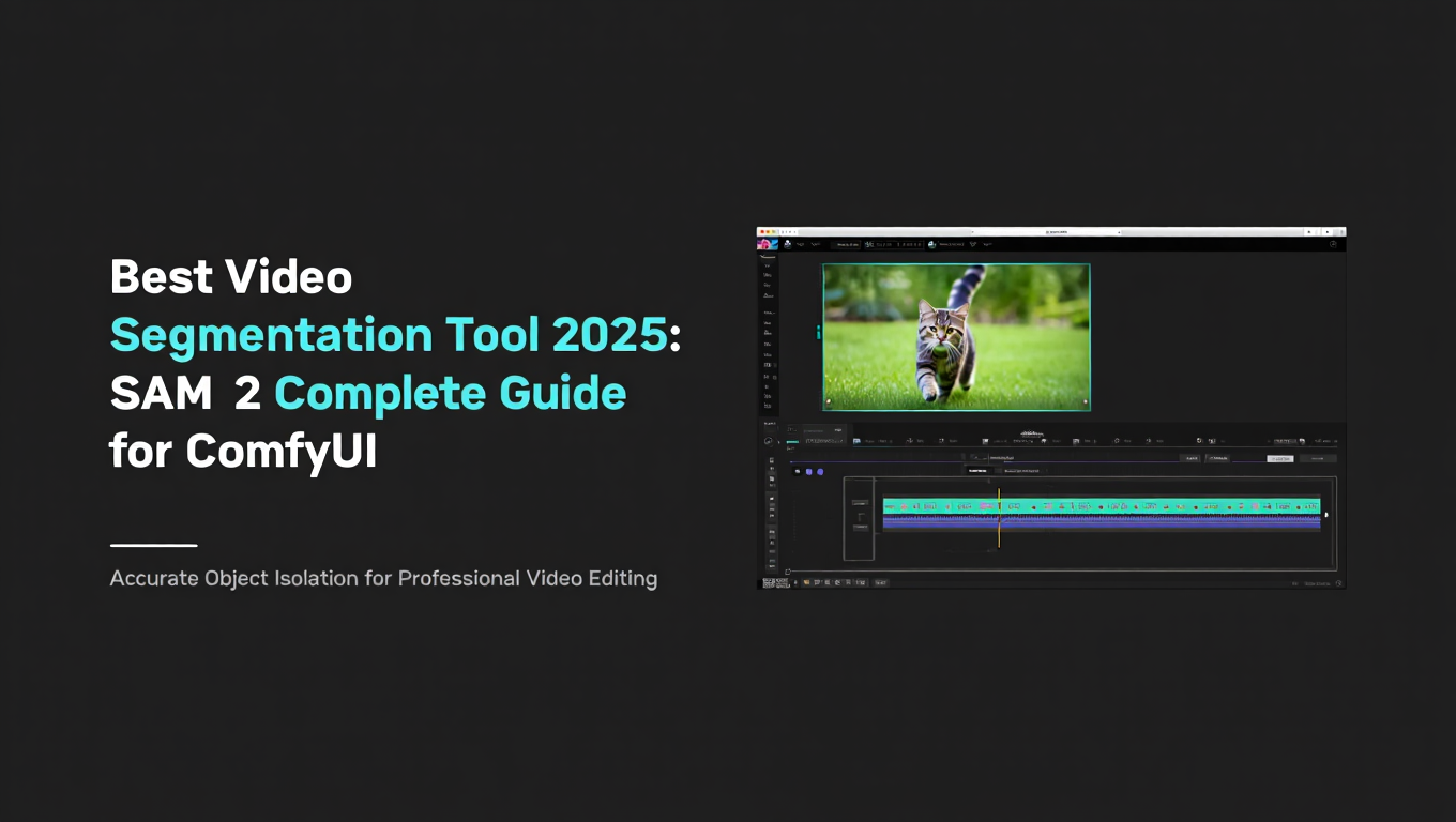 Best Video Segmentation Tool 2025: SAM 2 Complete Guide for ComfyUI - Complete ComfyUI guide and tutorial